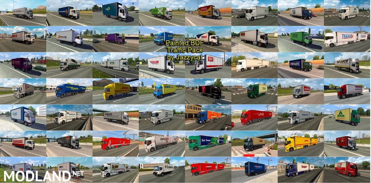 Painted BDF Traffic Pack by Jazzycat