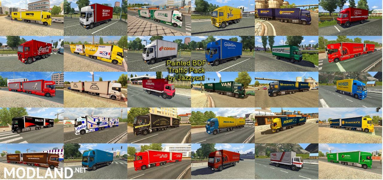 Painted BDF Traffic Pack by Jazzycat