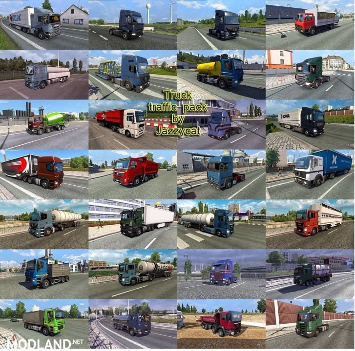 Truck Traffic Pack by Jazzycat