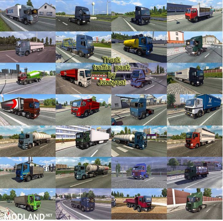 Truck Traffic Pack by Jazzycat