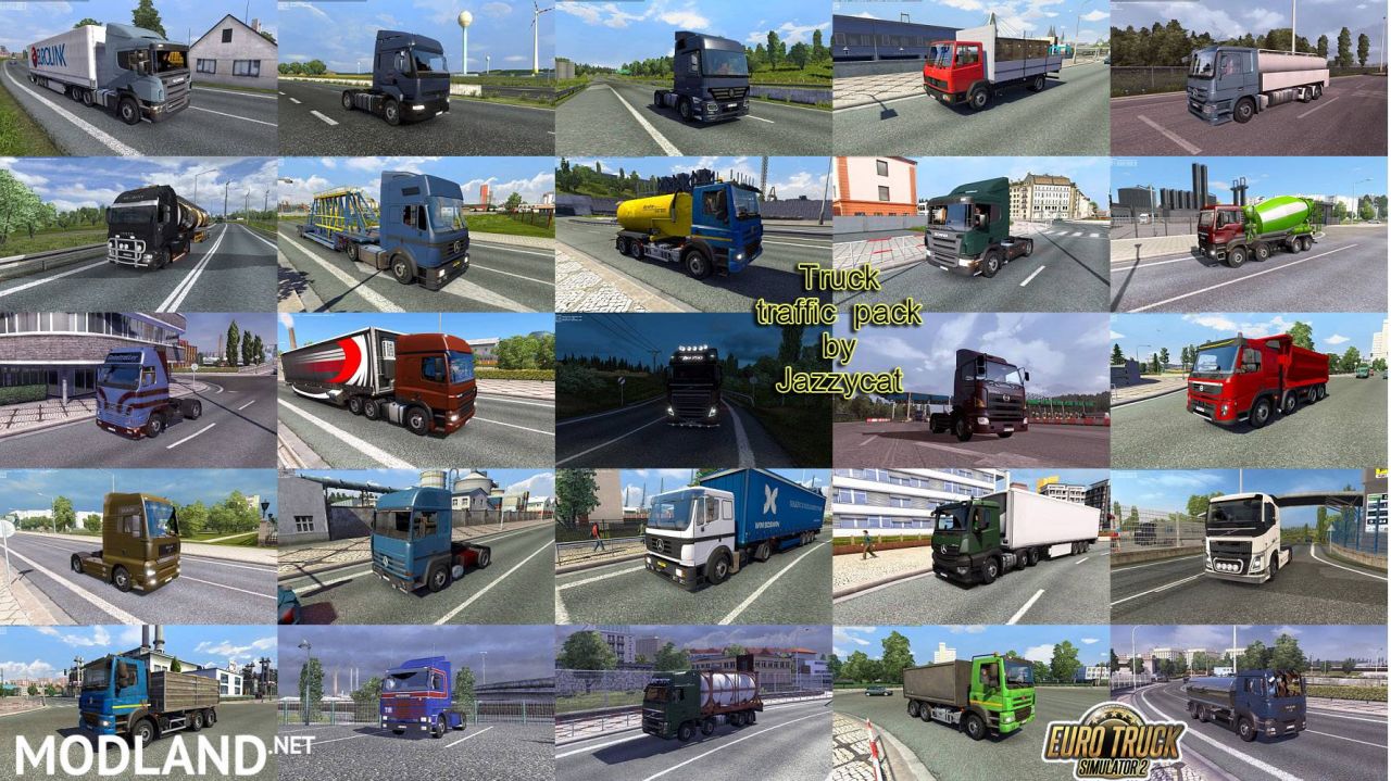 Truck Traffic Pack by Jazzycat