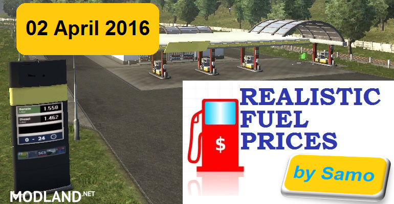 Realistic Fuel Prices (02 April 2016) by Samo