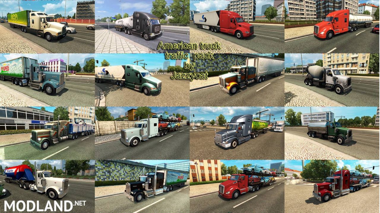 American Truck Traffic Pack by Jazzycat