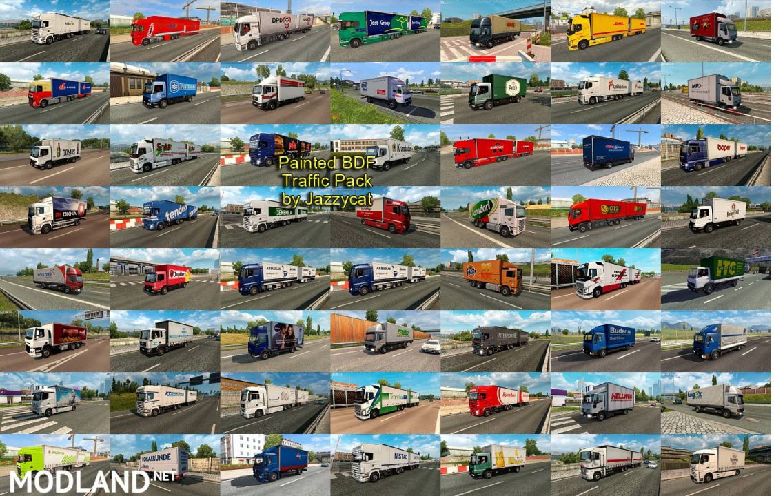 Painted BDF Traffic Pack by Jazzycat