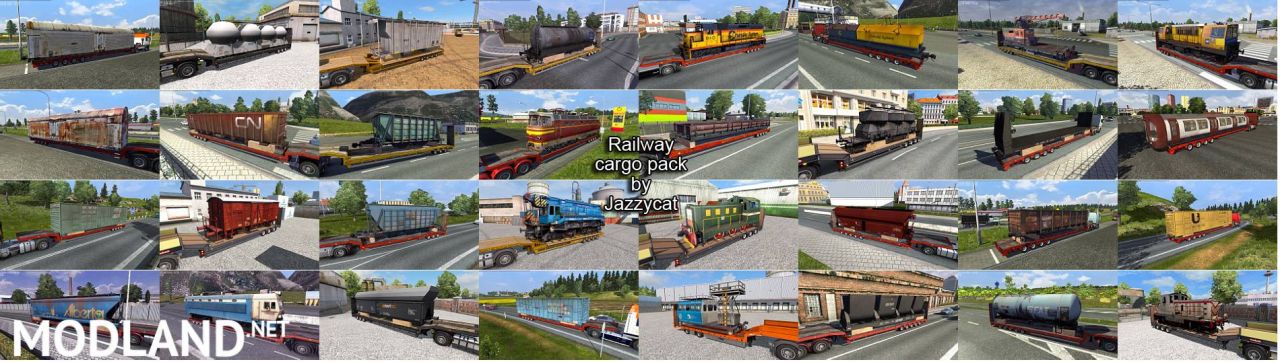 Railway cargo pack by Jazzycat