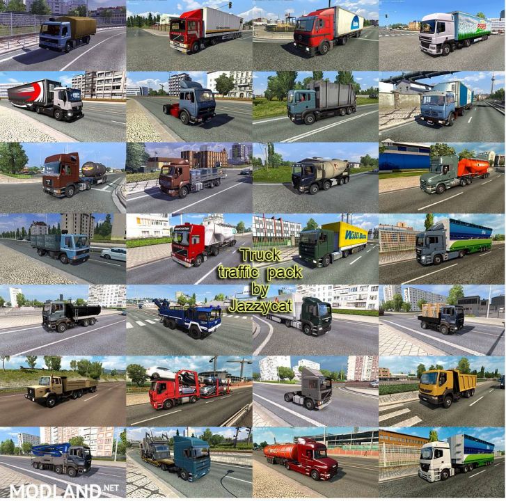 Truck Traffic Pack by Jazzycat