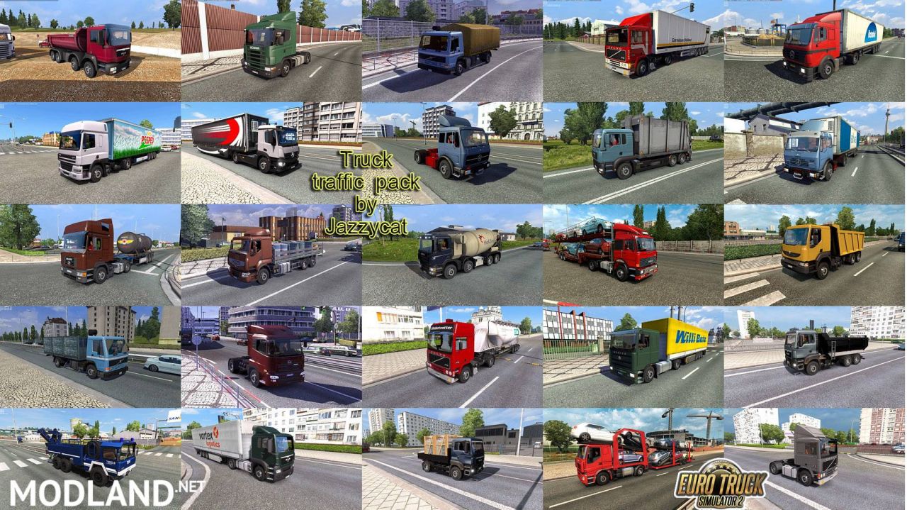 Truck Traffic Pack by Jazzycat