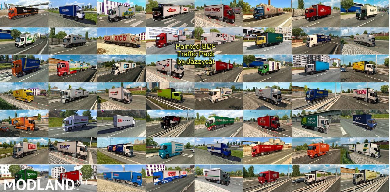Painted BDF Traffic Pack by Jazzycat