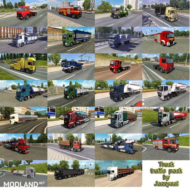 Truck Traffic Pack by Jazzycat