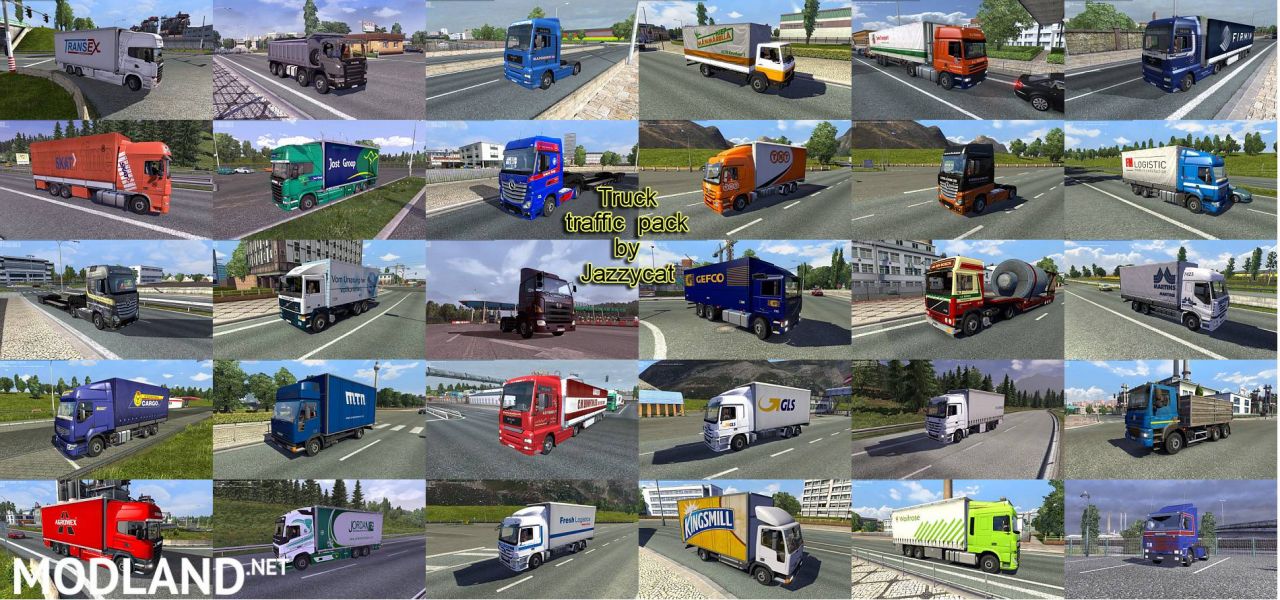 Truck Traffic Pack by Jazzycat v 1.8 ETS 2