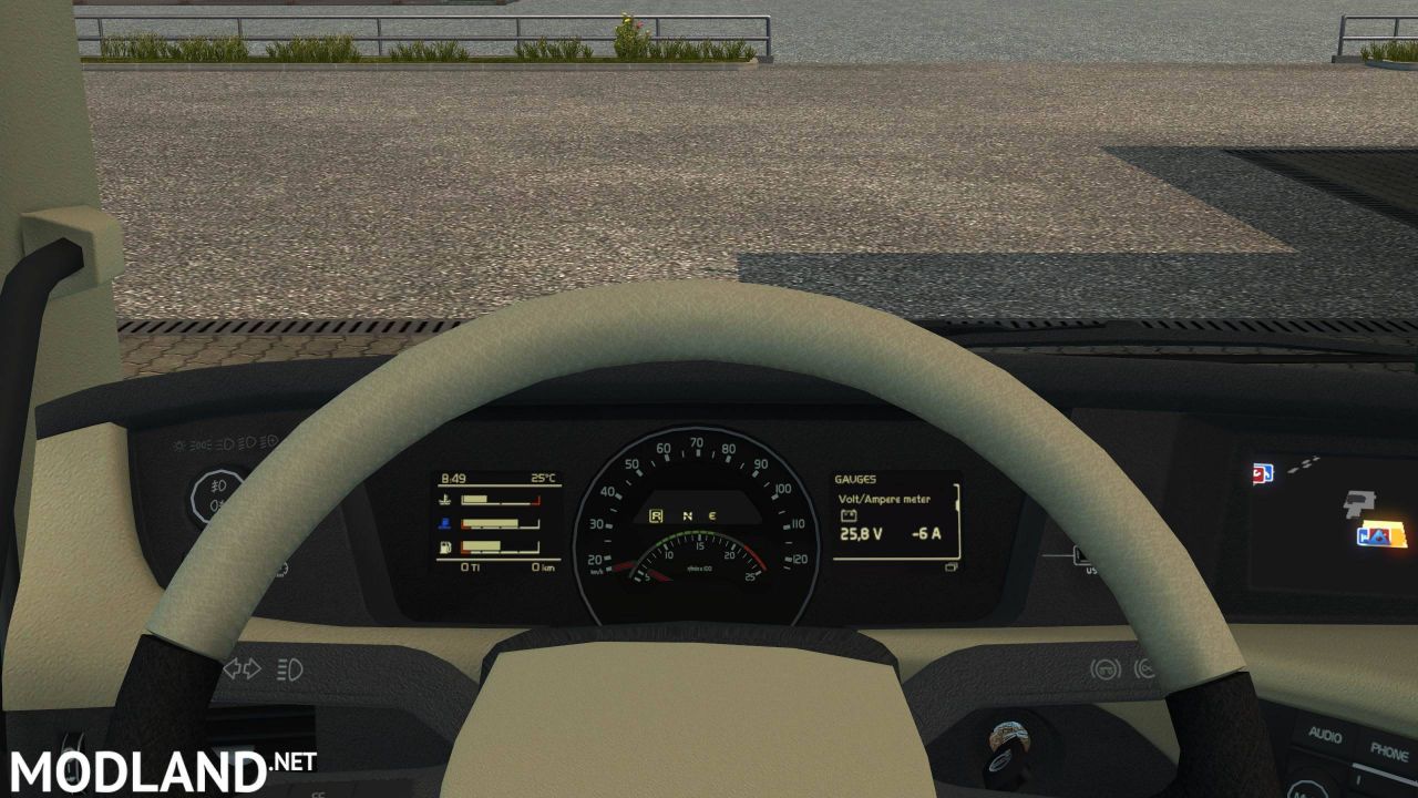 Volvo FH 2012 Realistic Dashboard Computer