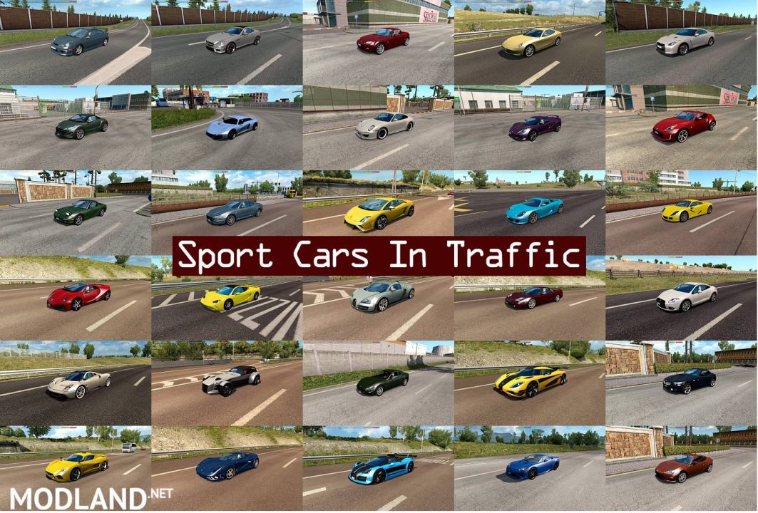 Sport Cars Traffic Pack by TrafficManiac