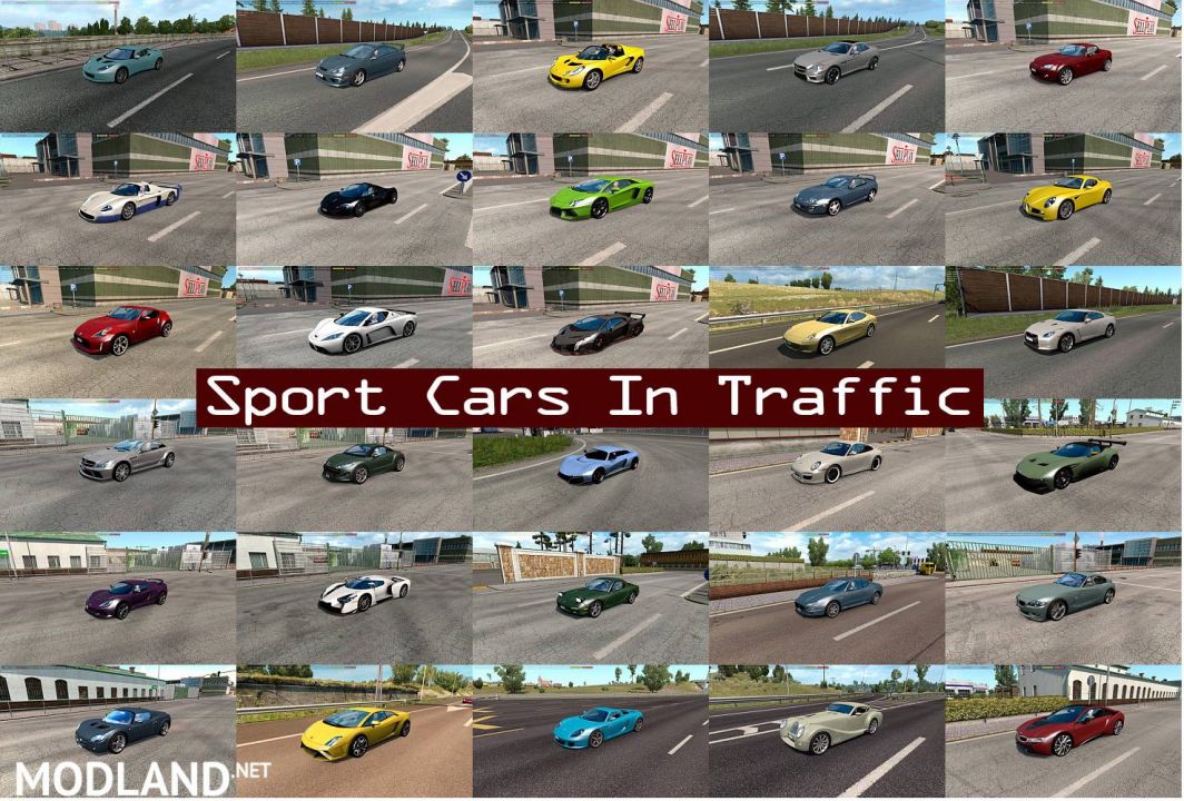 Sport Cars Traffic Pack by TrafficManiac