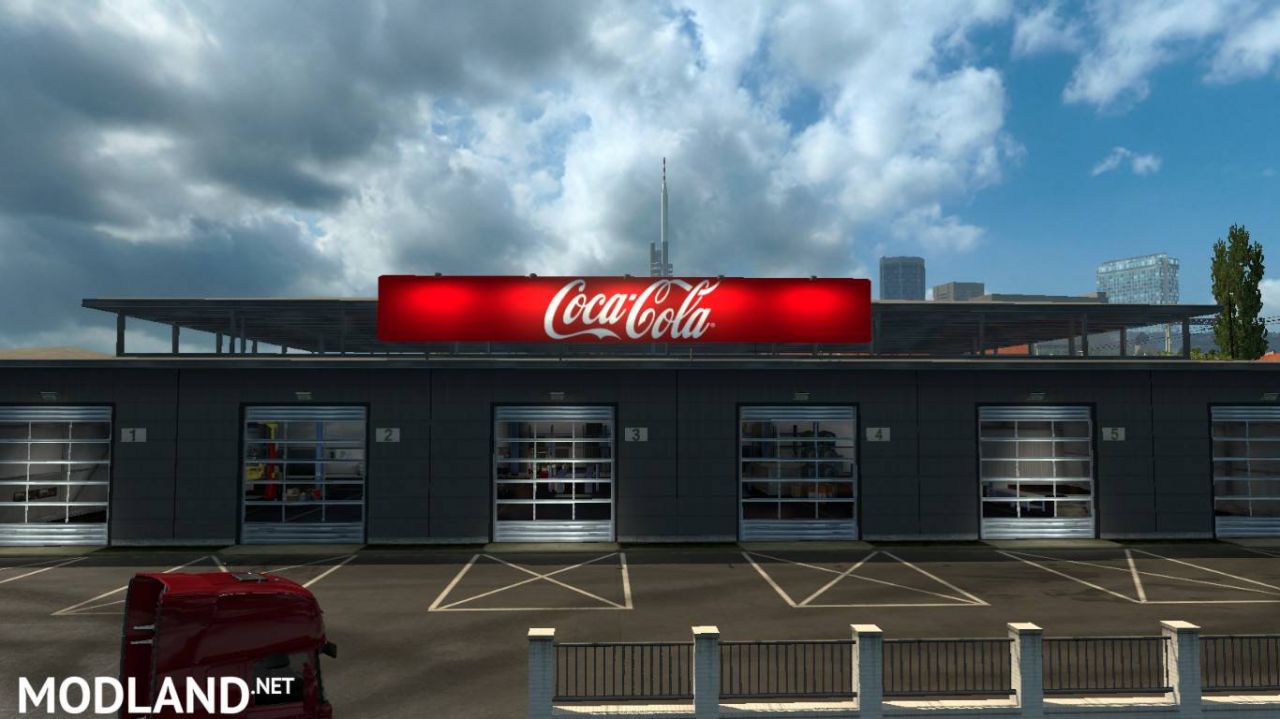 Coca-Cola Big Garage Board
