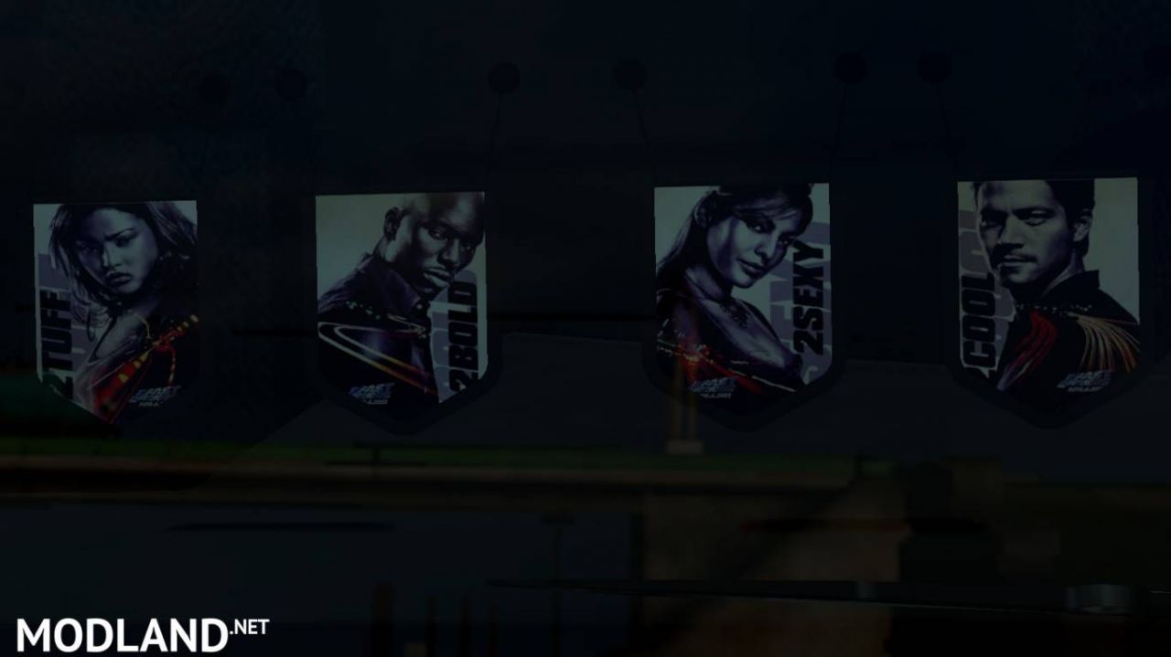 2 FAST 2 FURIOUS PENNANTS PACK