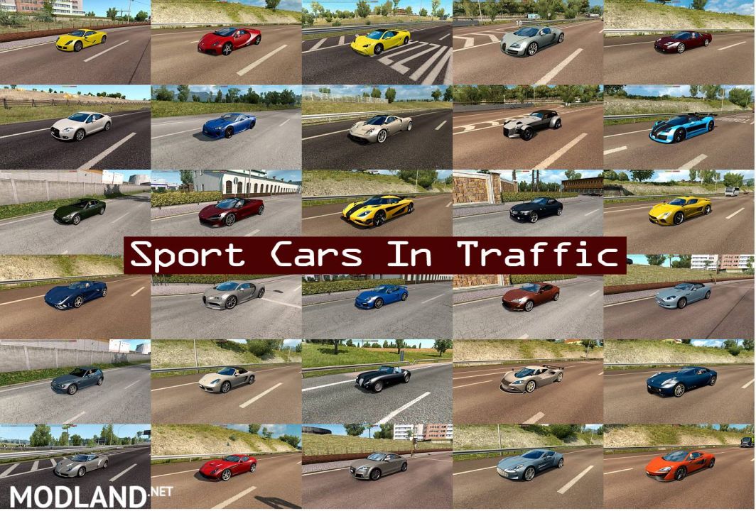 Sport Cars Traffic Pack by TrafficManiac
