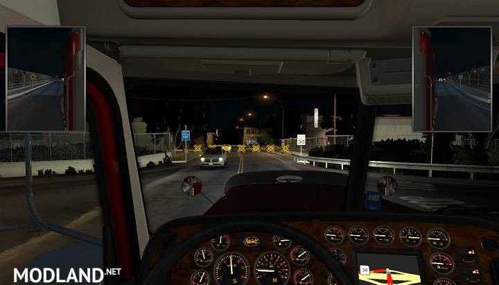 Peterbild 389 Orange on Black Dashboard for 1.29