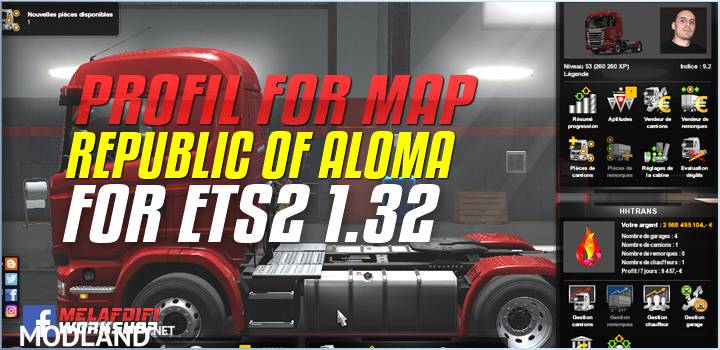 Profil For Map Republic of Aloma For ETS2 1.32