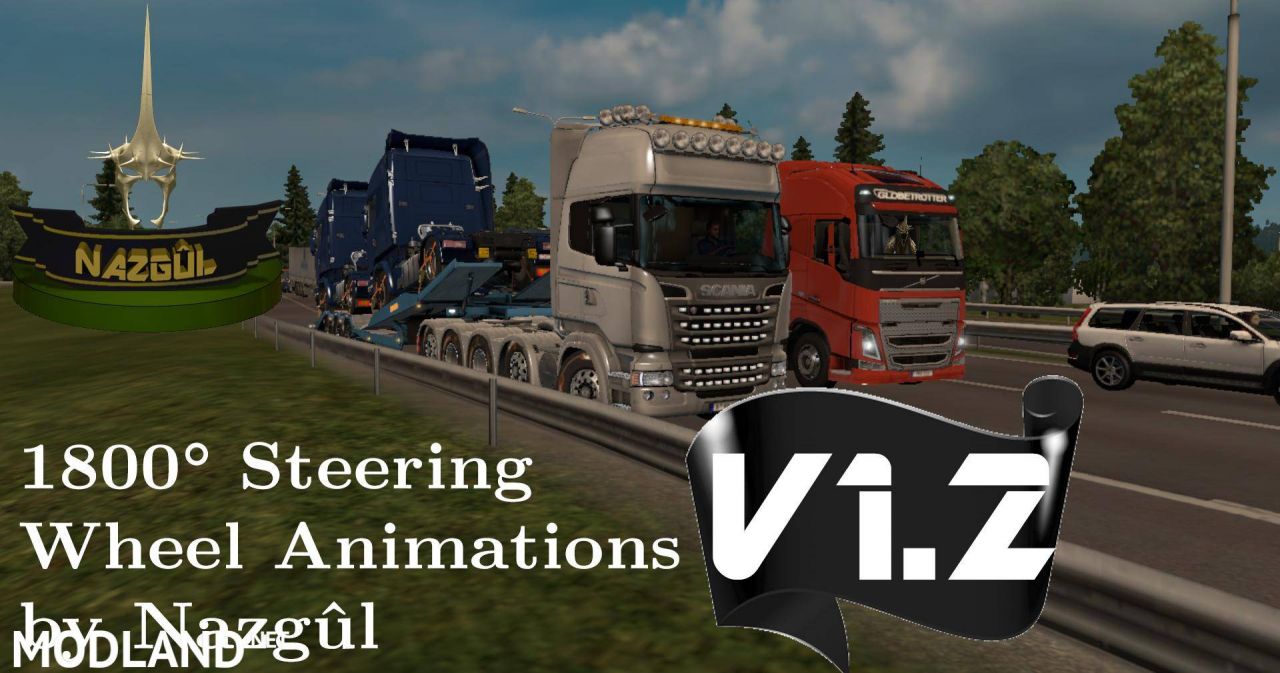 1800 Degrees Steering Wheel Animations