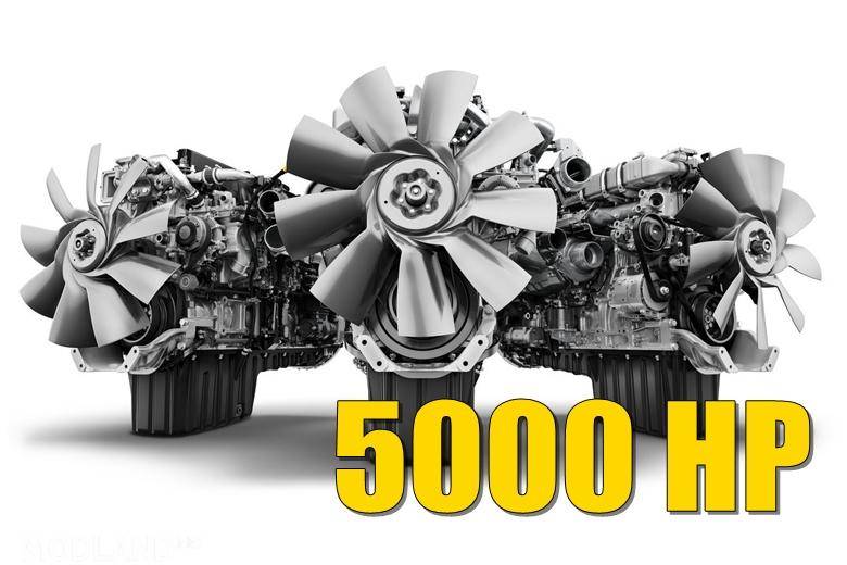 5000 HP Engine Mod [1.27.x]