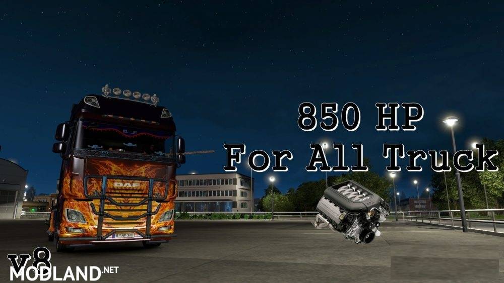 850 HP For All Truck V8 1.28.x