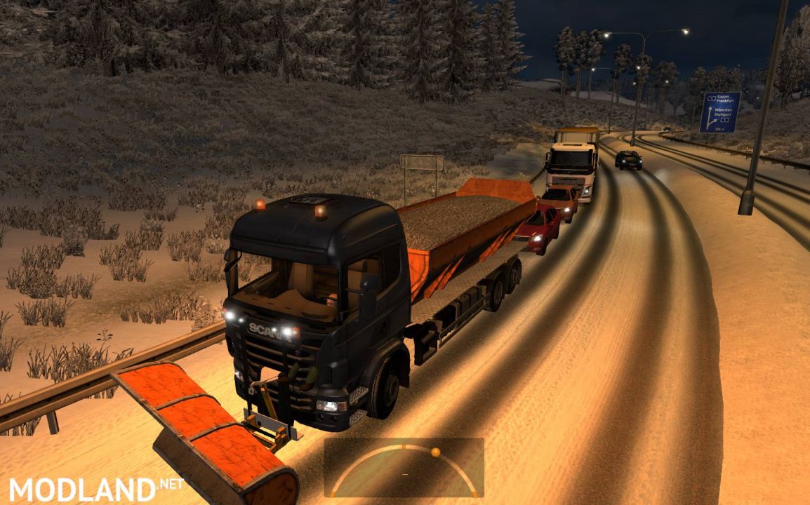  Snowplows Scania-based in Traffic 1.36.x