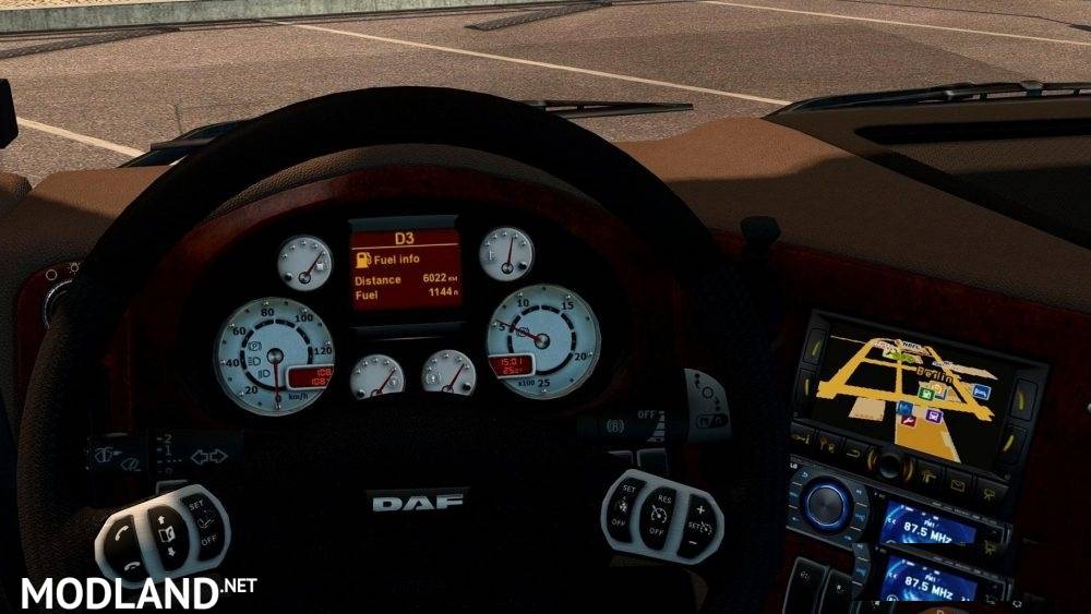 Dashboard for DAF 105
