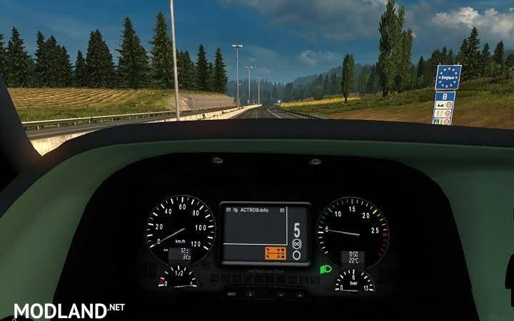 Mercedes Actros MP3 Dashboard Computer Fix Update