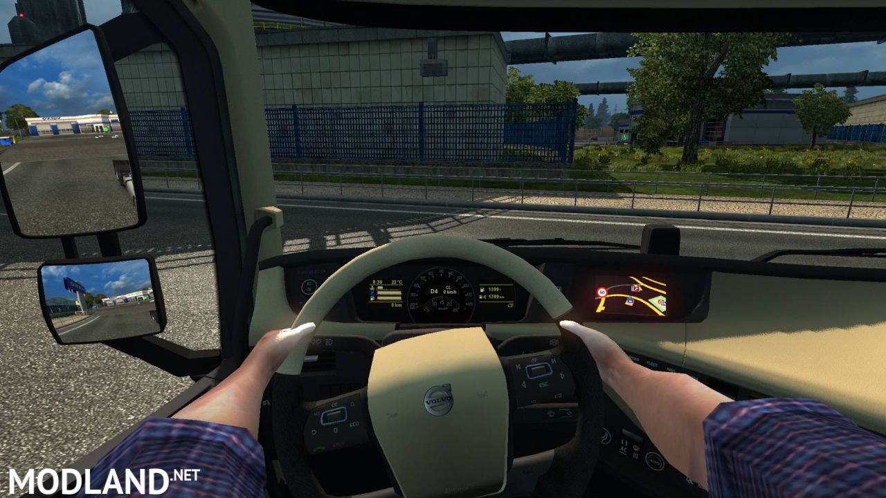 Hands on Steering Wheel - Volvo FH16 2012