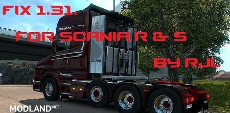 FIX 1.31 For Scania R & S by RJL