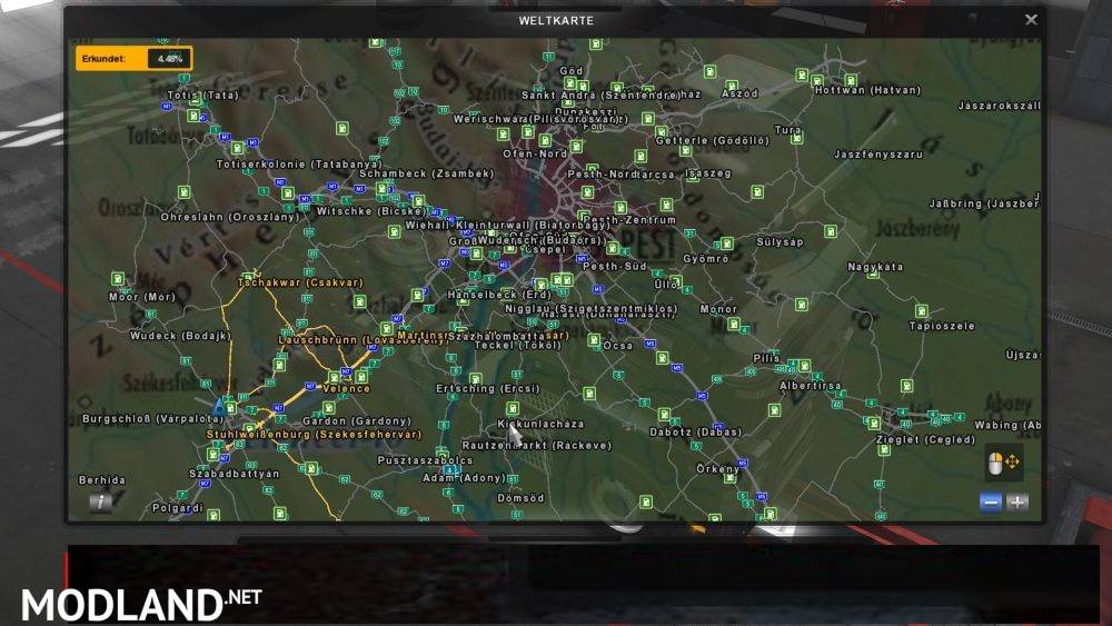 German City Names v 1.2 for ProMods and Italy/Hungary Map