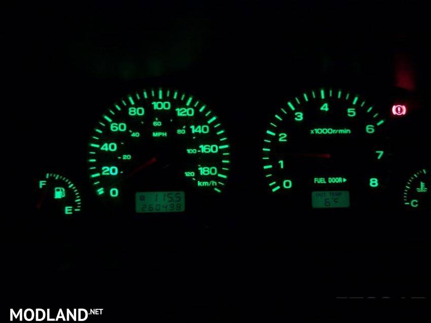 Green Dashboard Lights