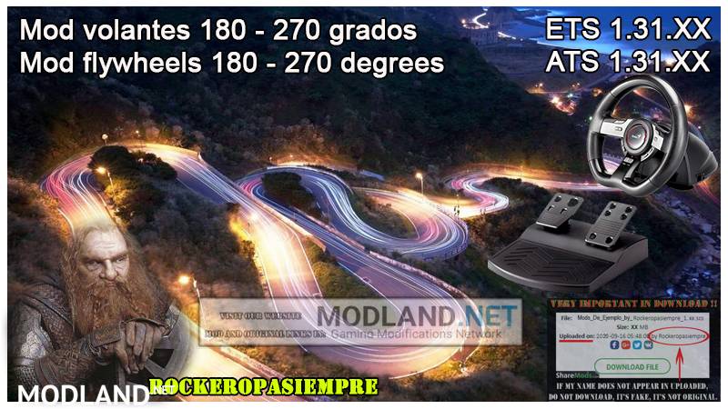 Mod for 180-270 degree wheel. 1.31.x