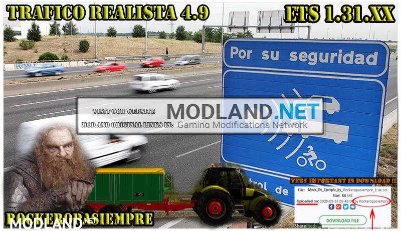 Realistic traffic 4.9 by Rockeropasiempre for V.1.31.x