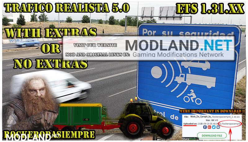 Realistic traffic 5.0 by Rockeropasiempre for V.1.31.XX