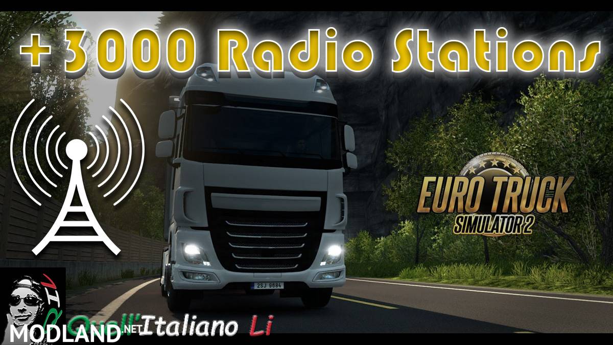 +3000 Radio Stations for Euro Truck Simulator 2