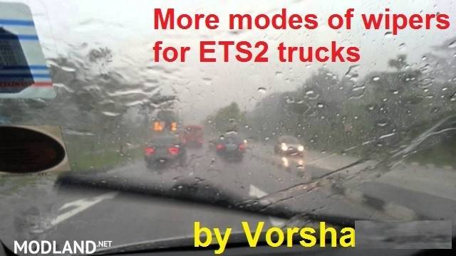 More modes of wipers for SCS Trucks