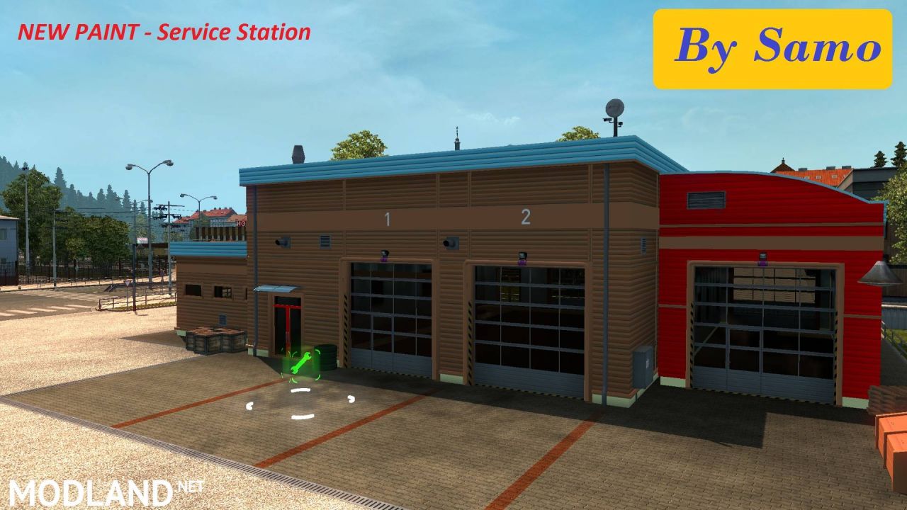 New Paint - Service Station
