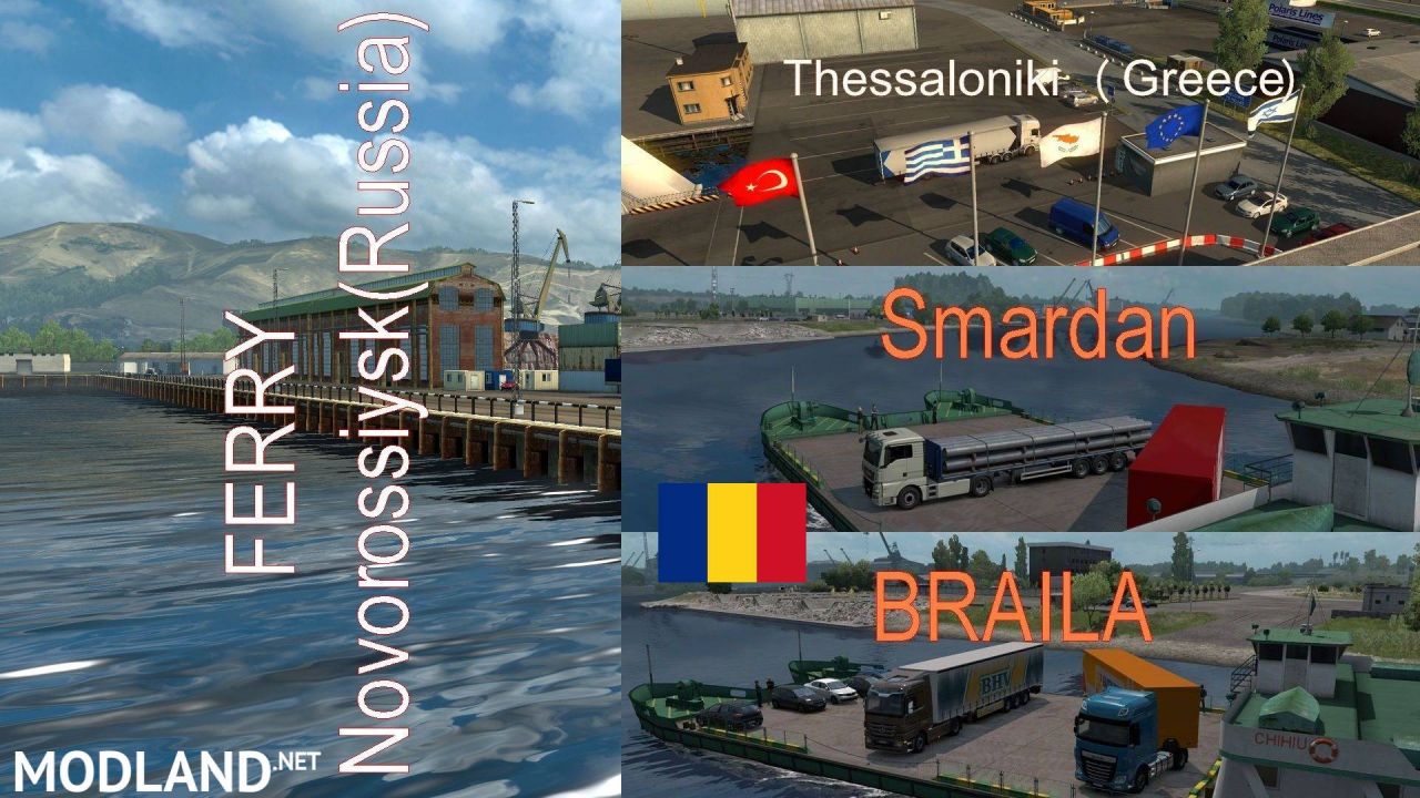 Ferry Connection for Maps: Promods2.45 and Southern Region7.9 1.36.x