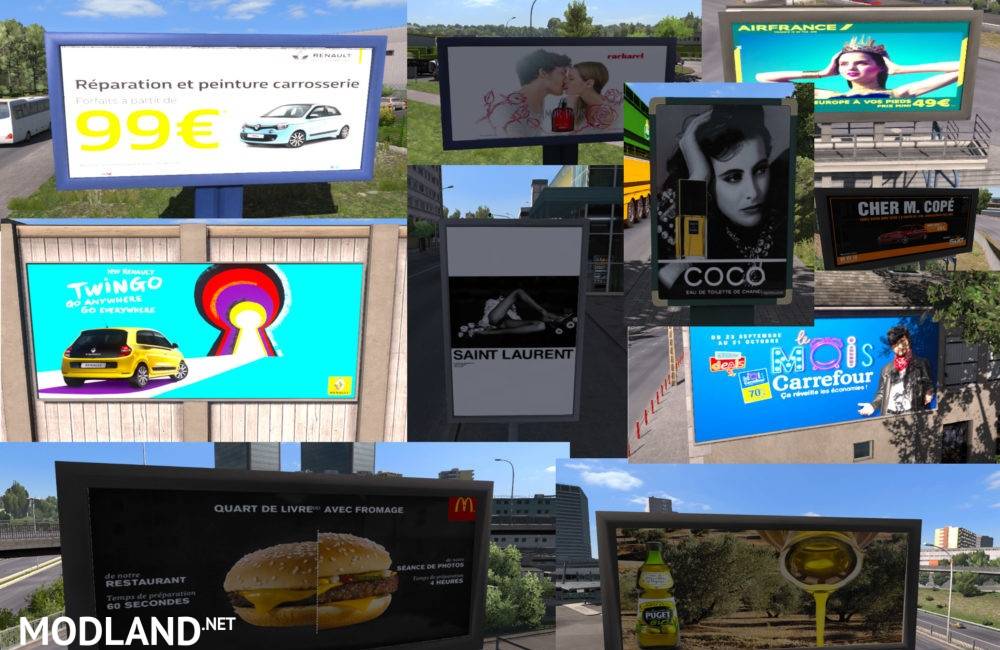 Real Billboard Advertisements