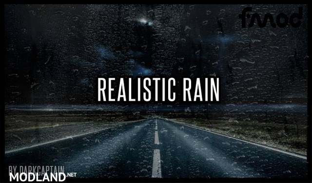 Realistic Rain v 3.7 ETS2 1.38 