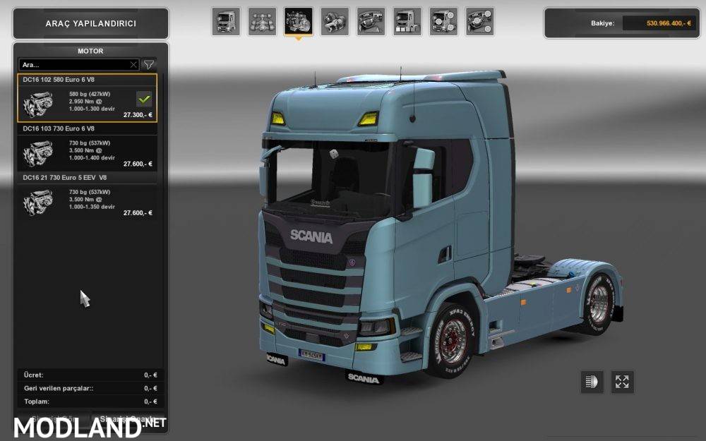 Scania Engines update