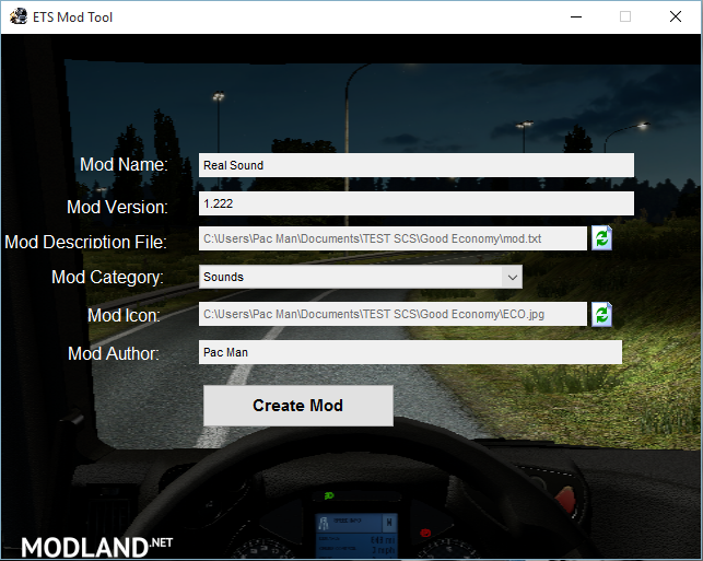 ETS Mod Tool