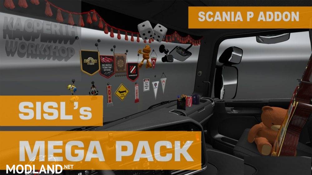Sisl’s Mega Pack Addon for Scania P Modifications