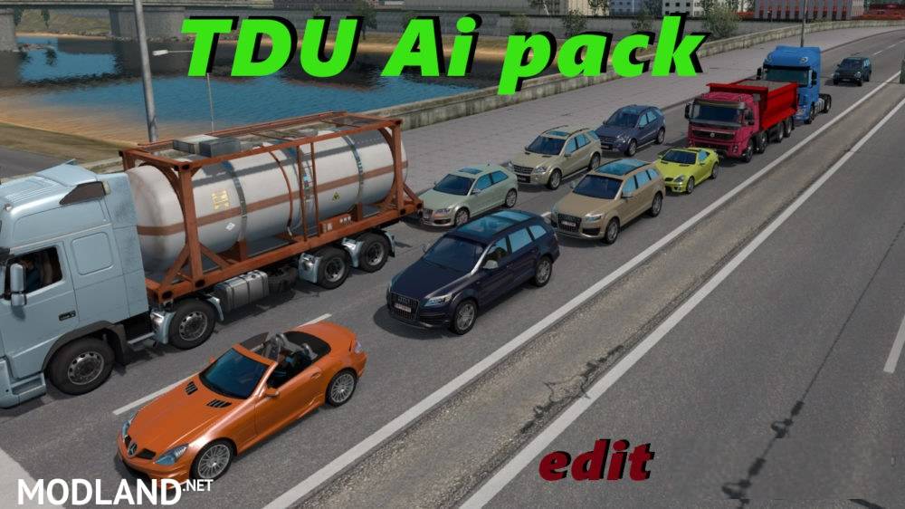 TDU Traffic Pack ETS2 1.33 edit by Cip + Sounds