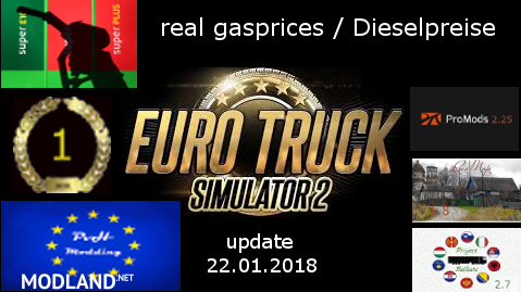 real gasprices/Dieselpreise update 22.01