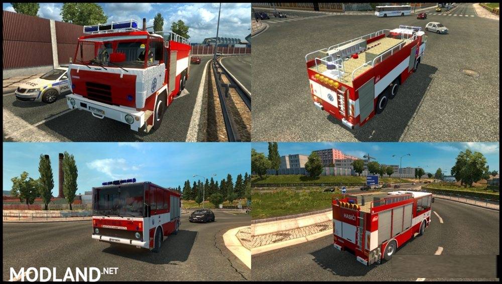 Tatra and Liaz Firefighter Traffic