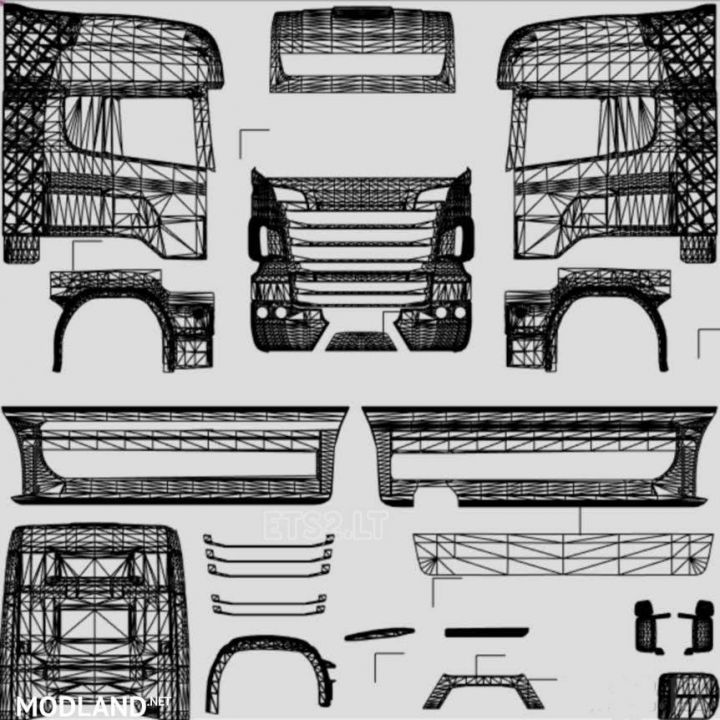 All Truck Template + All Trailer Template 