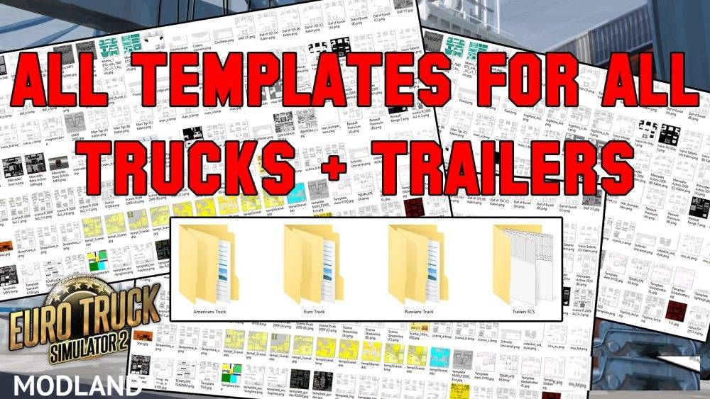 All Truck + Trailer Templates Collection Pack [50 + Template]