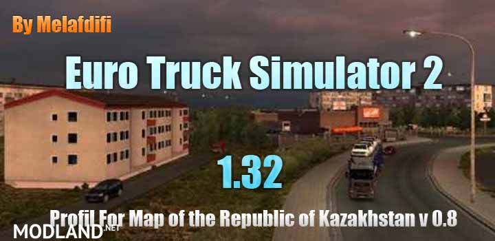Profil For Map of the Republic Kazakhstan v 0.8 For ETS2 1.32